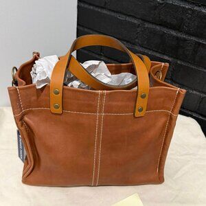 Small Parker Thatch Cognac Mimi-NWT